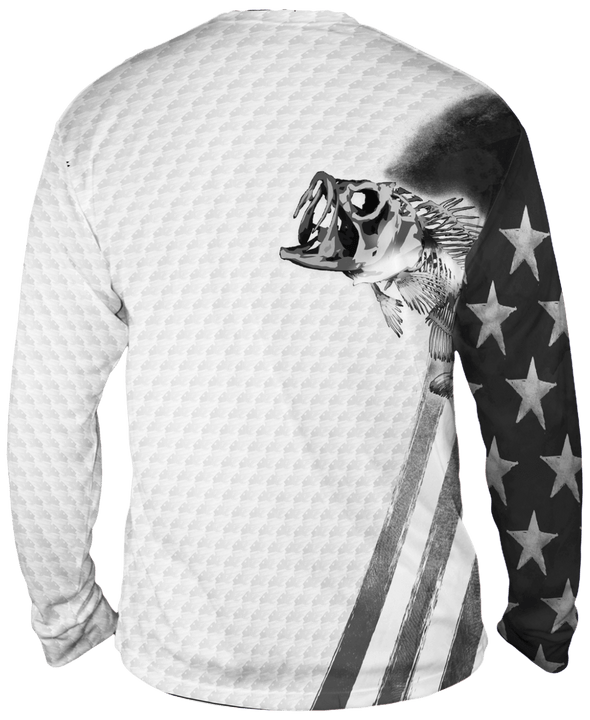 Bass Stars & Stripes Active Duty Long Sleeve Big & Tall - Bones Outfitters
