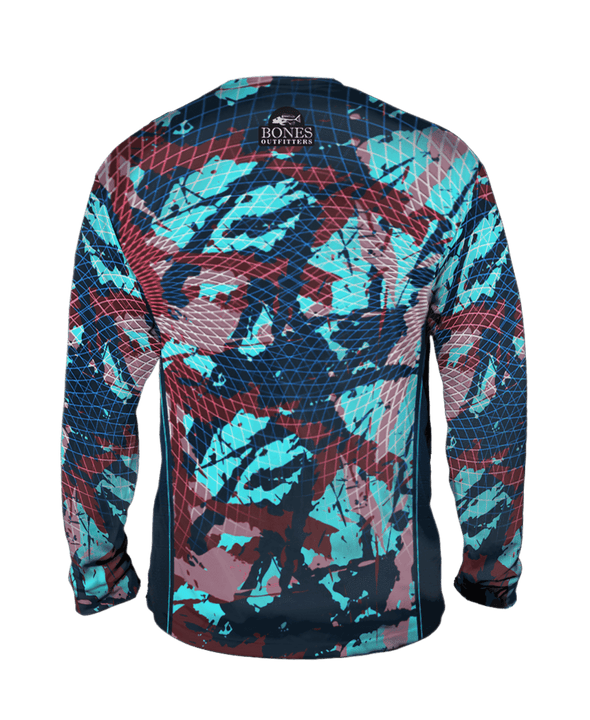 Youth Bold Bones Camo Long Sleeve - Bones Outfitters