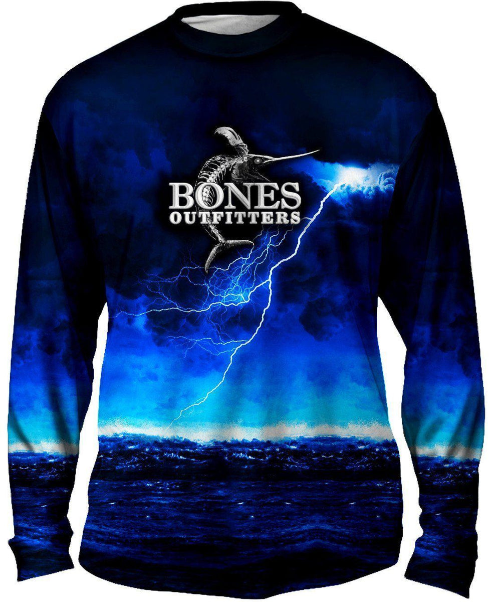 Dry Bones“THUNDERBIRD”Rayon Long Shirts Dry Bones/“THUNDERBIRD”Rayon Long Sleeve Shirts(GRAY