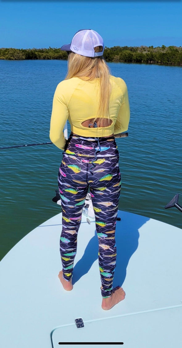 Fish Lure Performance Leggings - Bones Outfitters