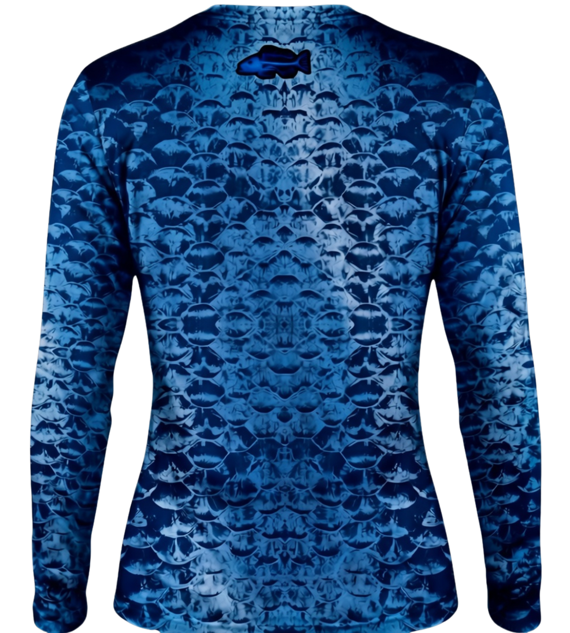 Women's Bold Silver Scales Long Sleeve - Bones Outfitters