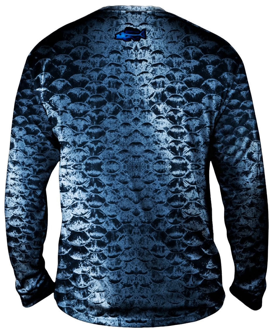 Youth Bold Silver Scales Long Sleeve - Bones Outfitters