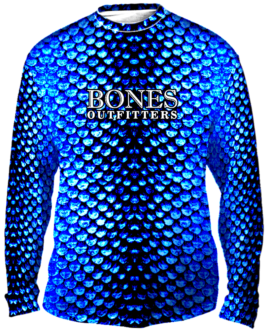 Youth Aqua Scales Long Sleeve - Bones Outfitters