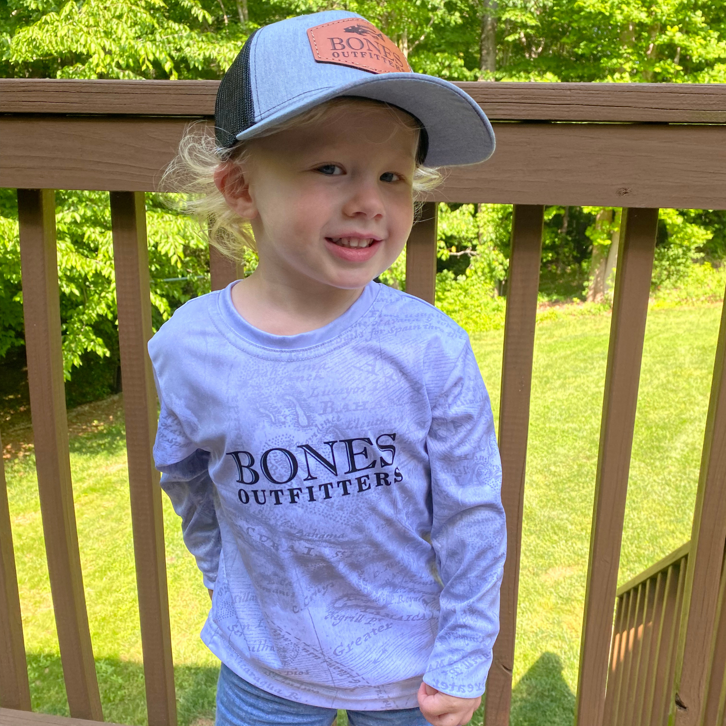 Youth Little Captain Long Sleeve - Bones Outfitters