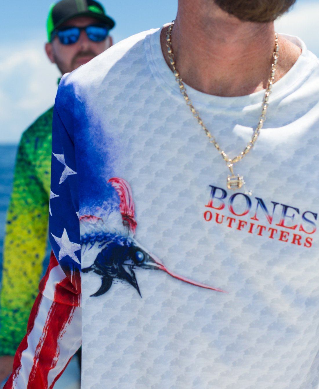 Billfish Stars & Stripes Long Sleeve - Bones Outfitters