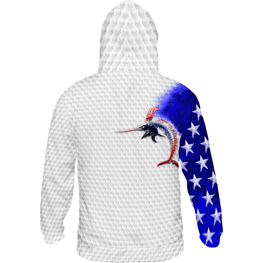 Billfish Stars & Stripes Hoodie - Bones Outfitters