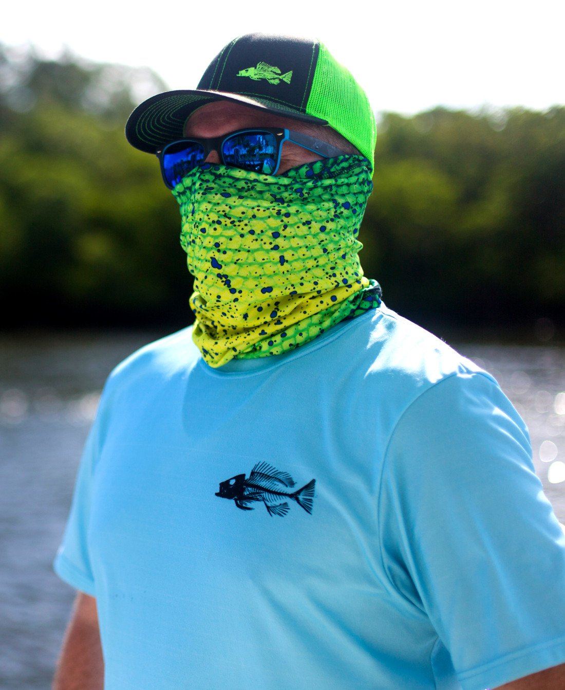 Bones Mahi Camo UV Face Protection - Bones Outfitters