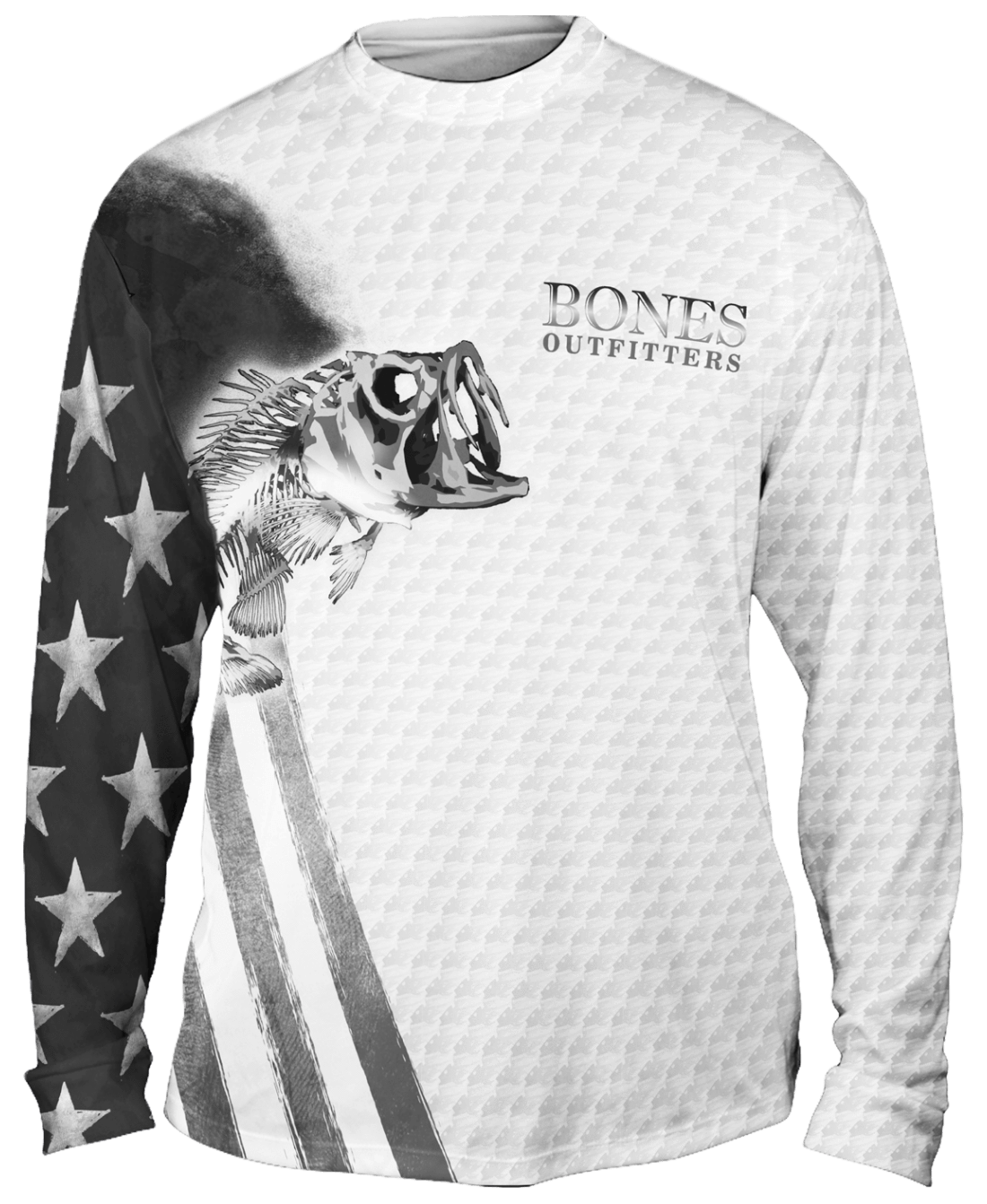 Bass Stars & Stripes Long Sleeve - Bones Outfitters