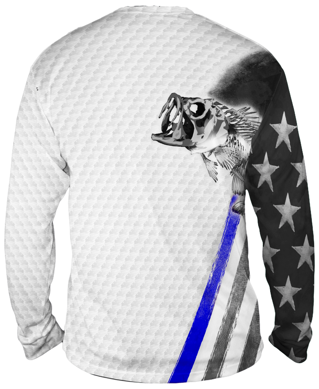 Bass Stars & Stripes Long Sleeve UV Fishing Shirt