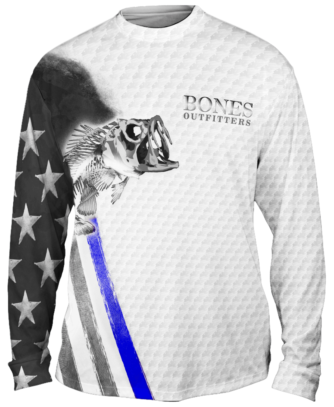 Bass Stars & Stripes Long Sleeve - Bones Outfitters