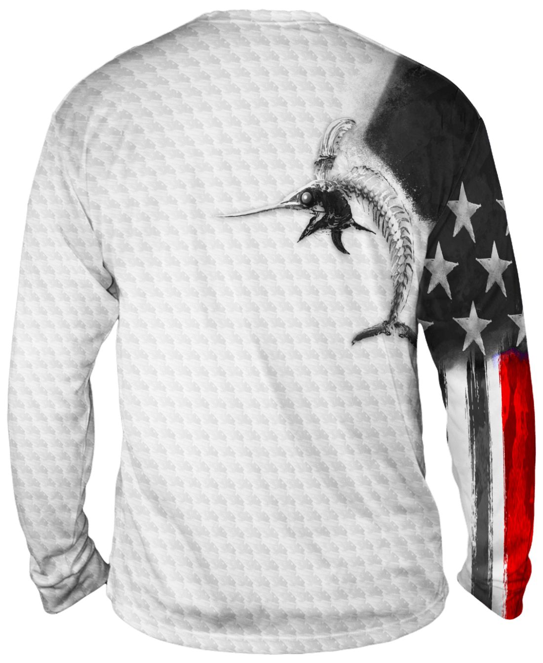 Billfish Stars & Stripes Active Duty Long Sleeve - Bones Outfitters