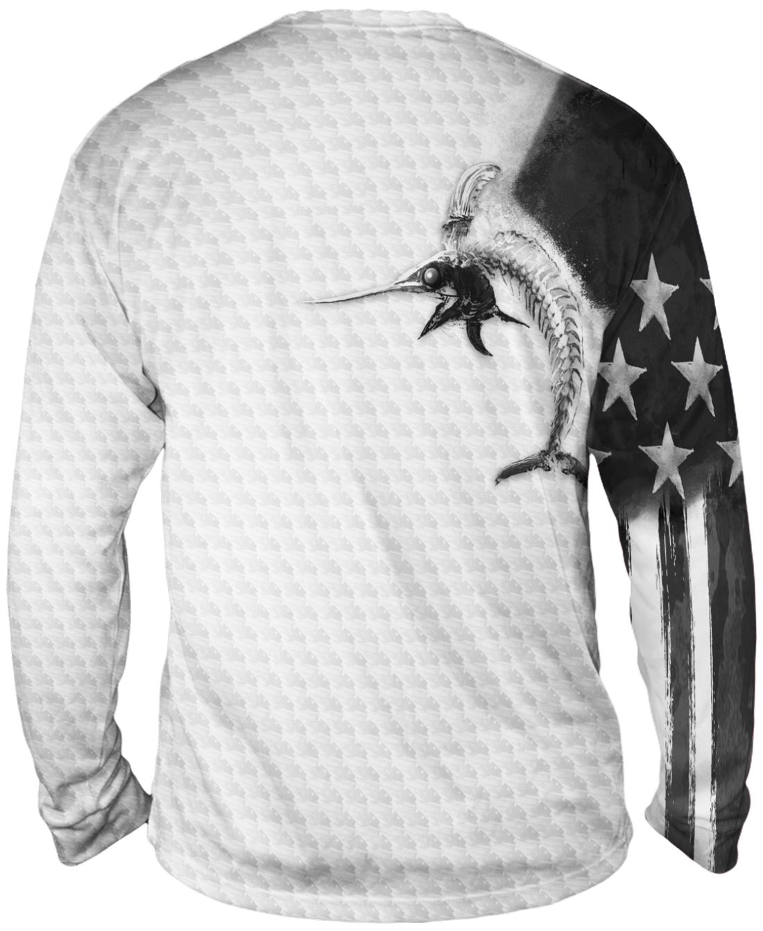 Billfish Stars & Stripes Long Sleeve Big & Tall - Bones Outfitters
