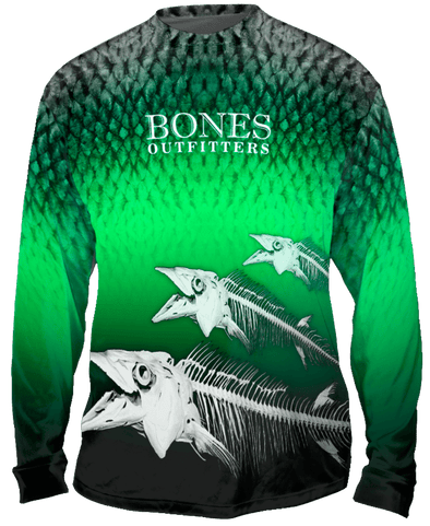 Youth Biting Back Wahoo Long Sleeve - Bones Outfitters