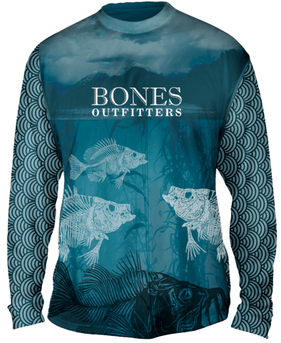 The Bluegill Blues Long Sleeve Big & Tall - Bones Outfitters