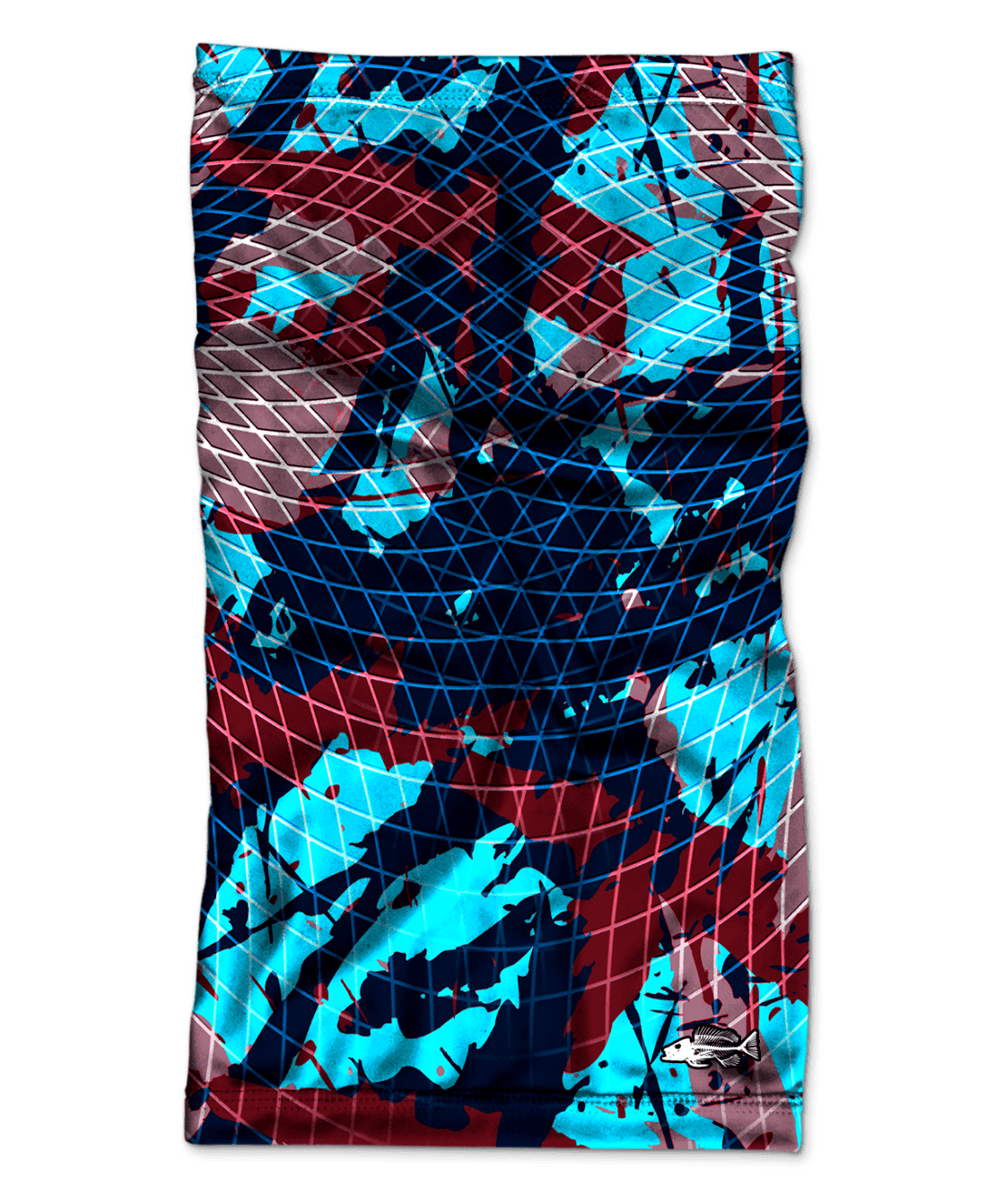 Bones Bold Camo Blue UV Face Protection - Bones Outfitters