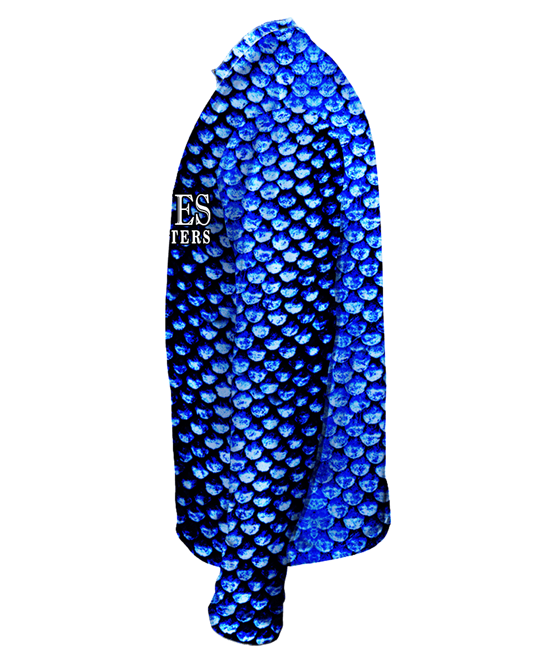 Bold Aqua Scales Long Sleeve Big & Tall - Bones Outfitters