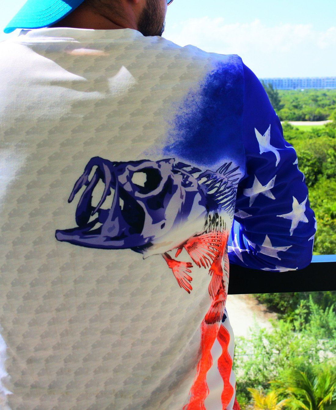 Bass Stars & Stripes Long Sleeve - Bones Outfitters