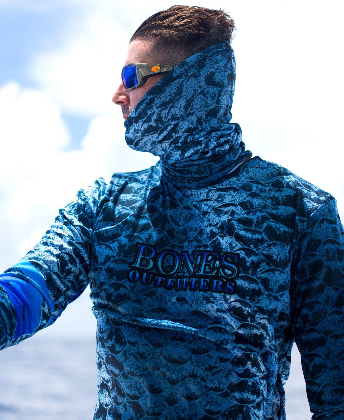 Bold Silver Scales Long Sleeve - Bones Outfitters