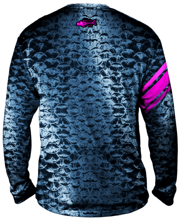 Bold Silver Scales Long Sleeve - Bones Outfitters