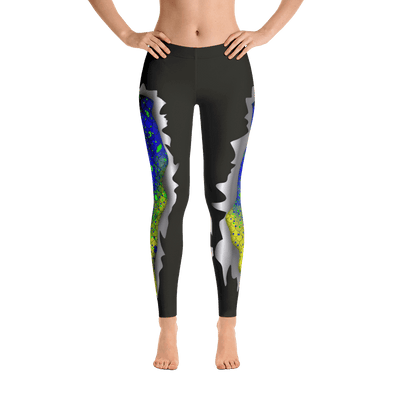 2023 Girls Mermaid Pants Leggings Colorful Fish Scale Printing