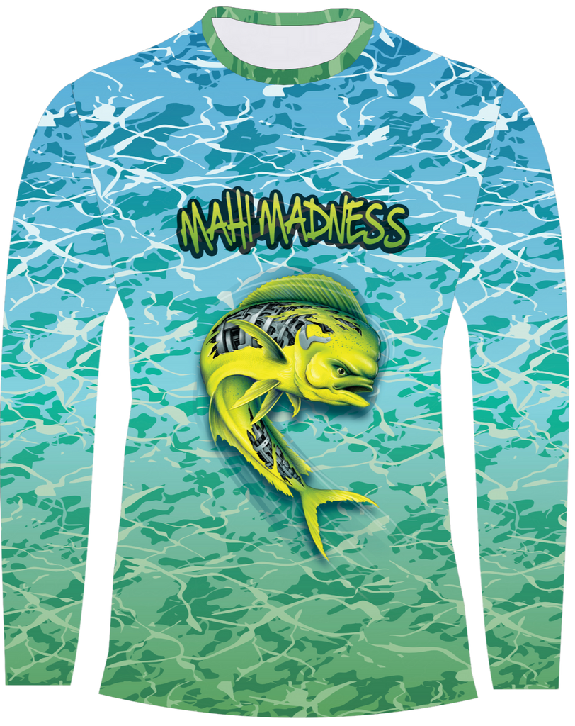 Youth Mahi Camo Long Sleeve Large