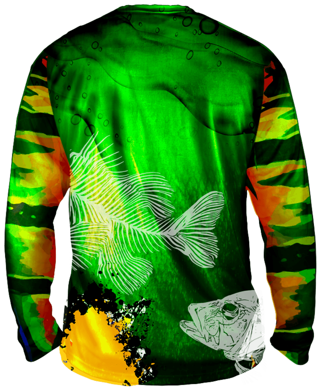 True Colors Peacock Bass Long Sleeve - Bones Outfitters
