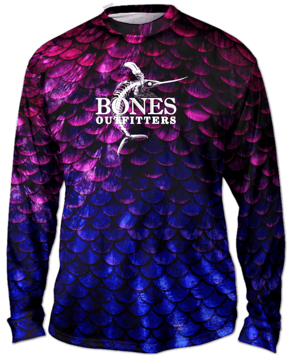 Youth Royal Scales Long Sleeve - Bones Outfitters
