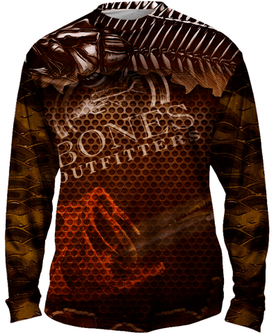 Mighty Small Mouth Bass Long Sleeve Big & Tall - Bones Outfitters