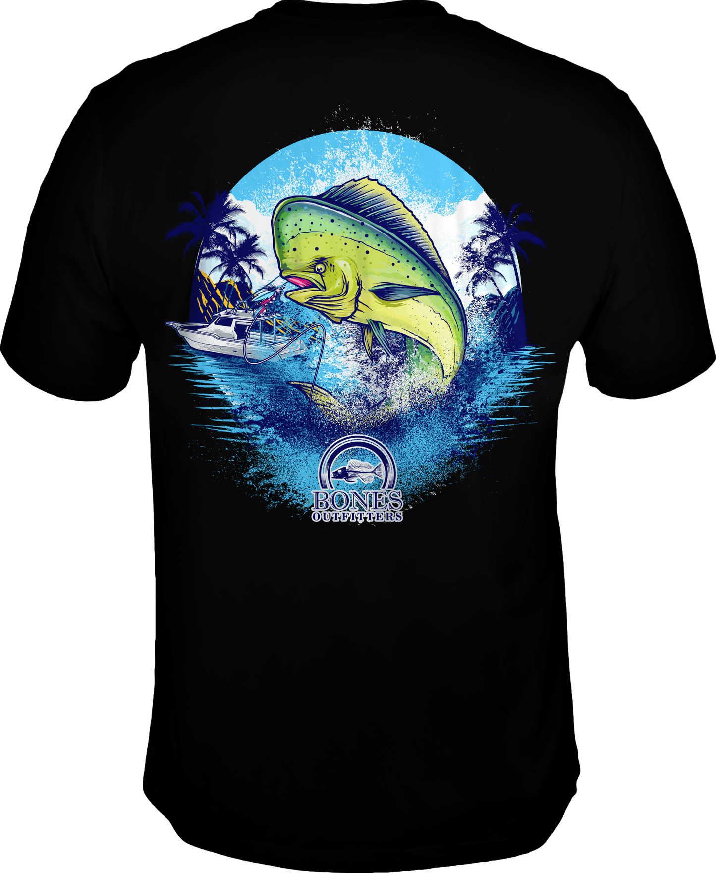 Trolling for Mahi Performance Short Sleeve - Bones Outfitters