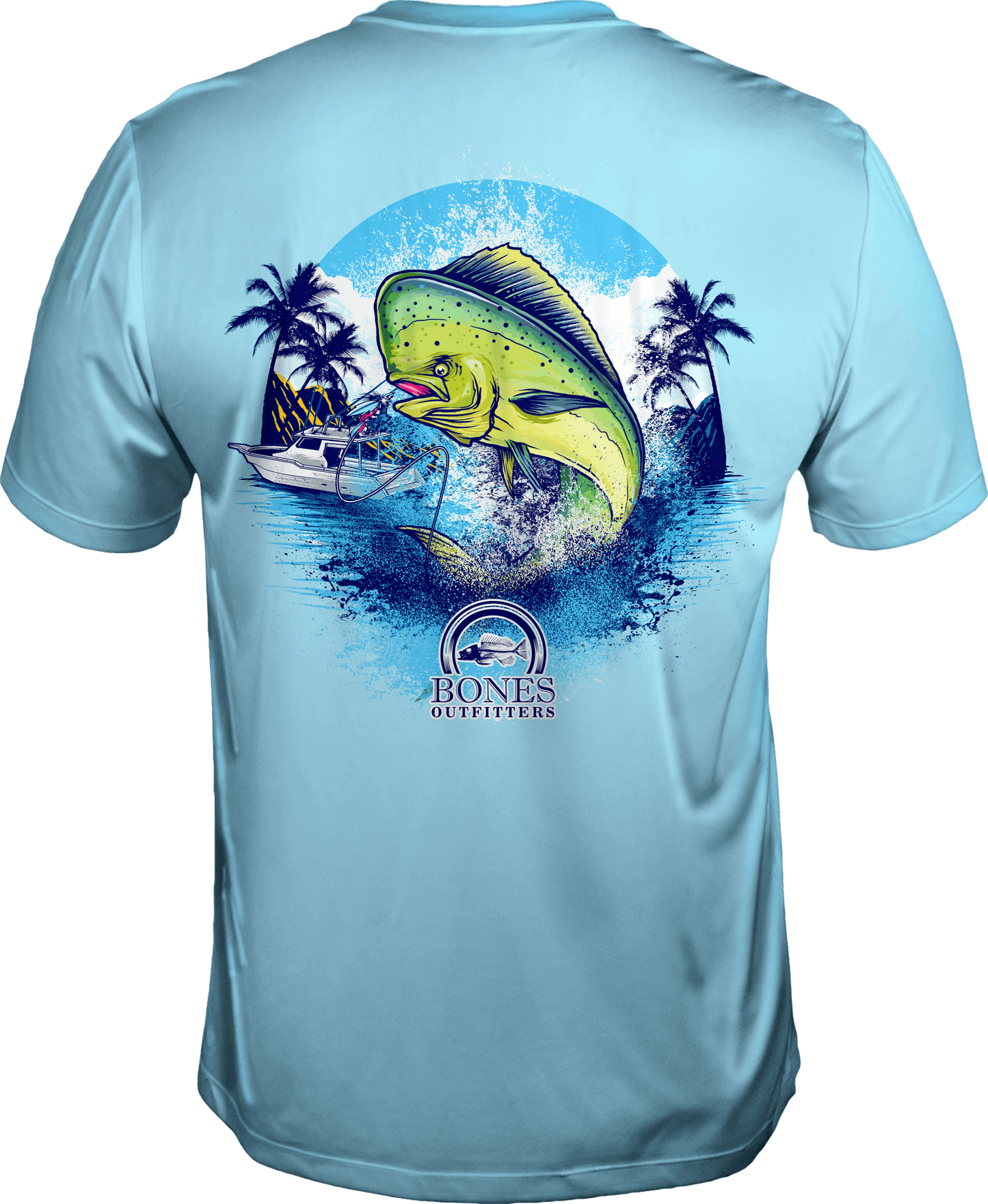 Trolling for Mahi Performance Short Sleeve - Bones Outfitters