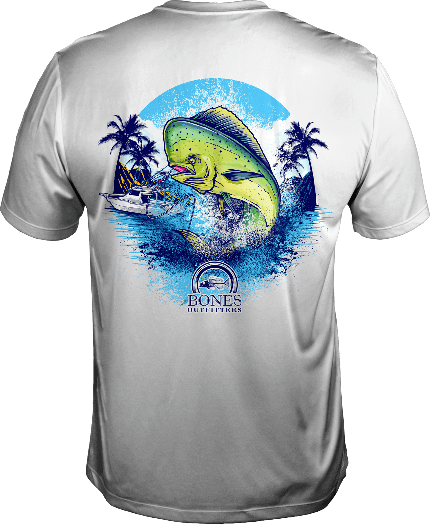 Trolling for Mahi Performance Short Sleeve - Bones Outfitters