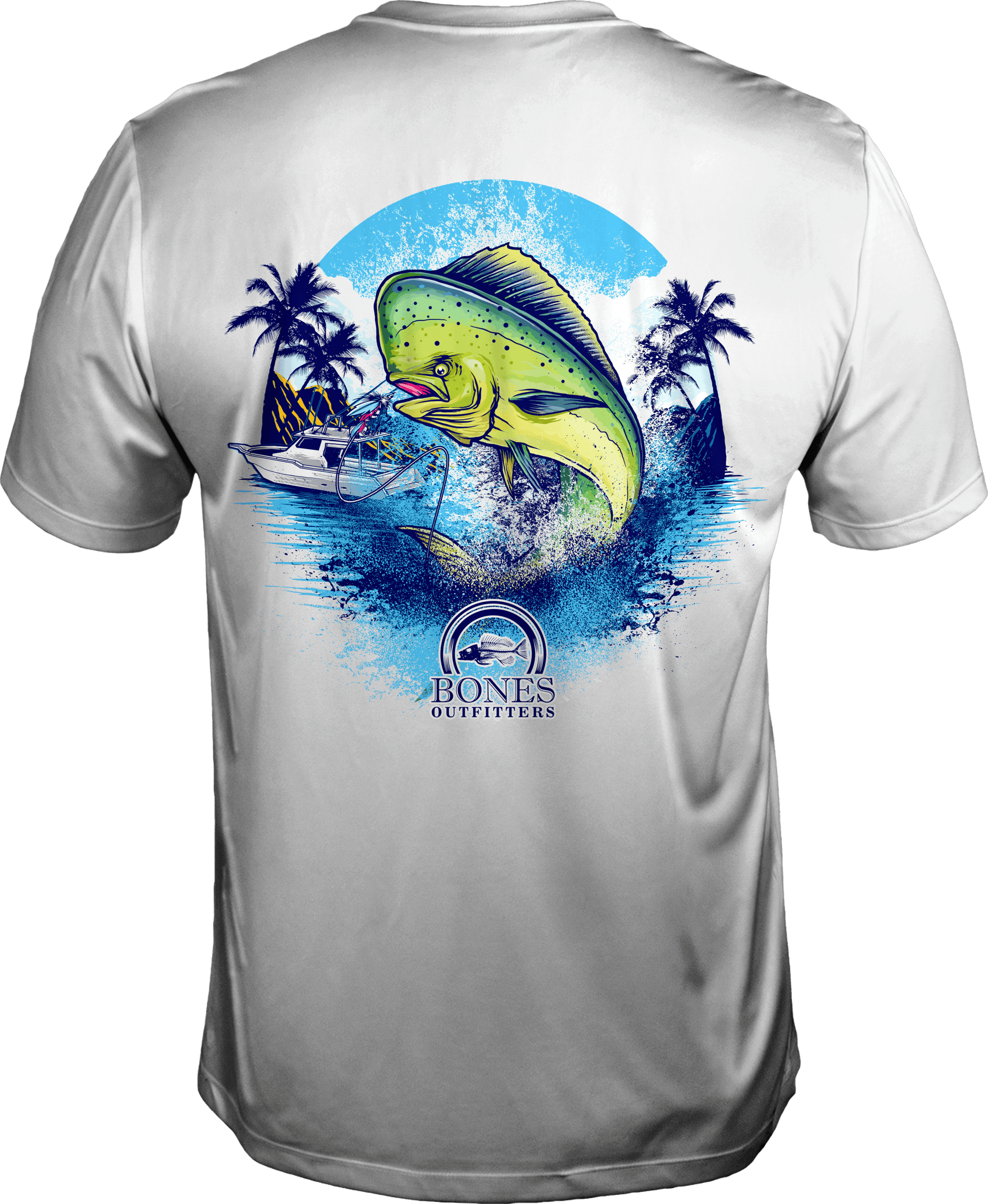 Trolling for Mahi Performance Short Sleeve - Bones Outfitters