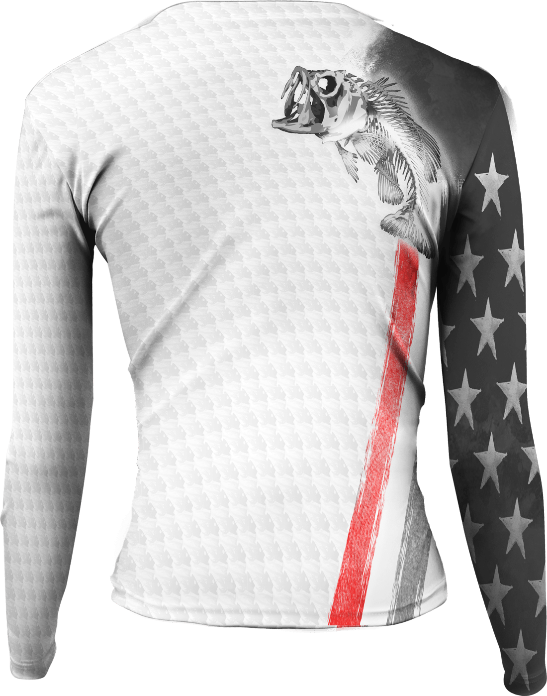 Womens Bass Stars & Stripes Long Sleeve - Bones Outfitters