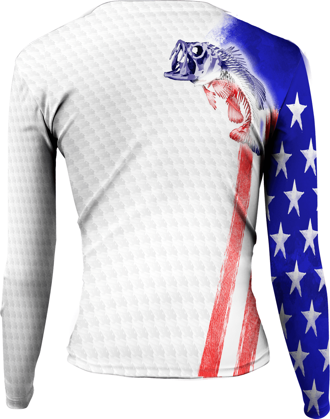 Womens Bass Stars & Stripes Long Sleeve - Bones Outfitters
