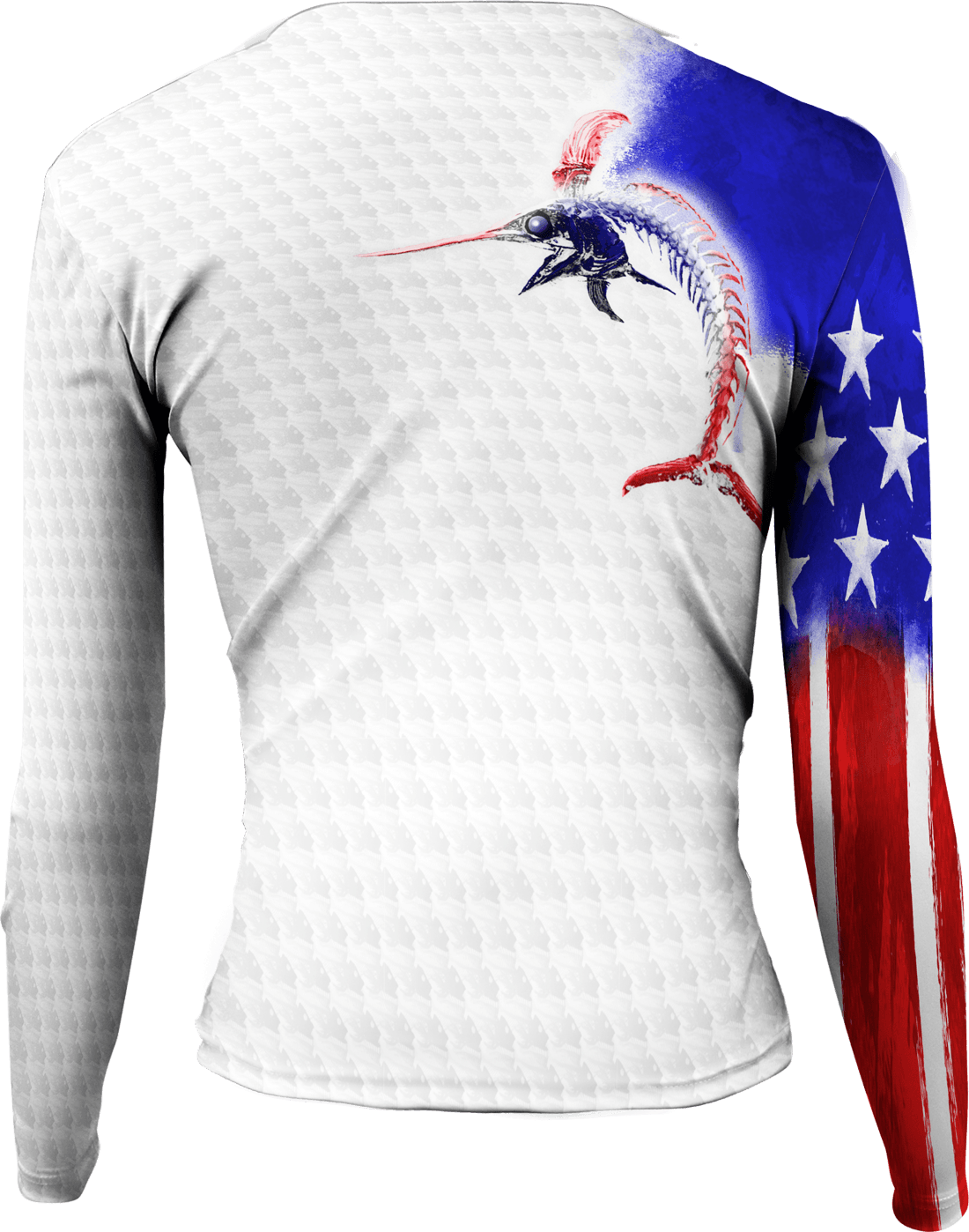 Womens Billfish Stars & Stripes Long Sleeve - Bones Outfitters
