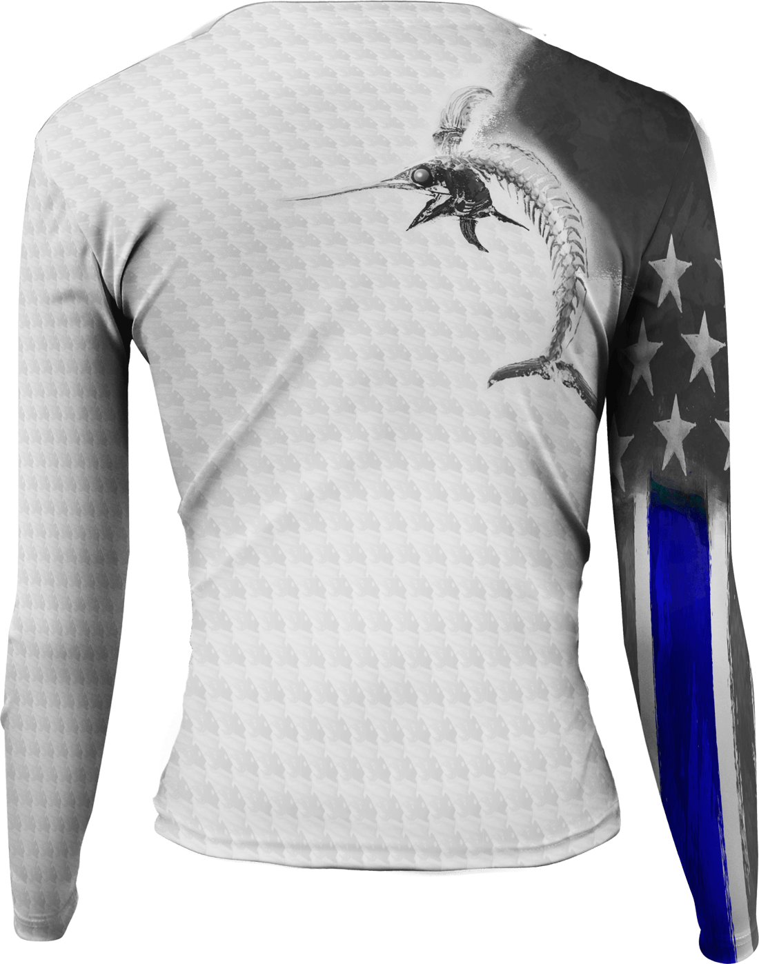 Womens Billfish Stars & Stripes Long Sleeve - Bones Outfitters
