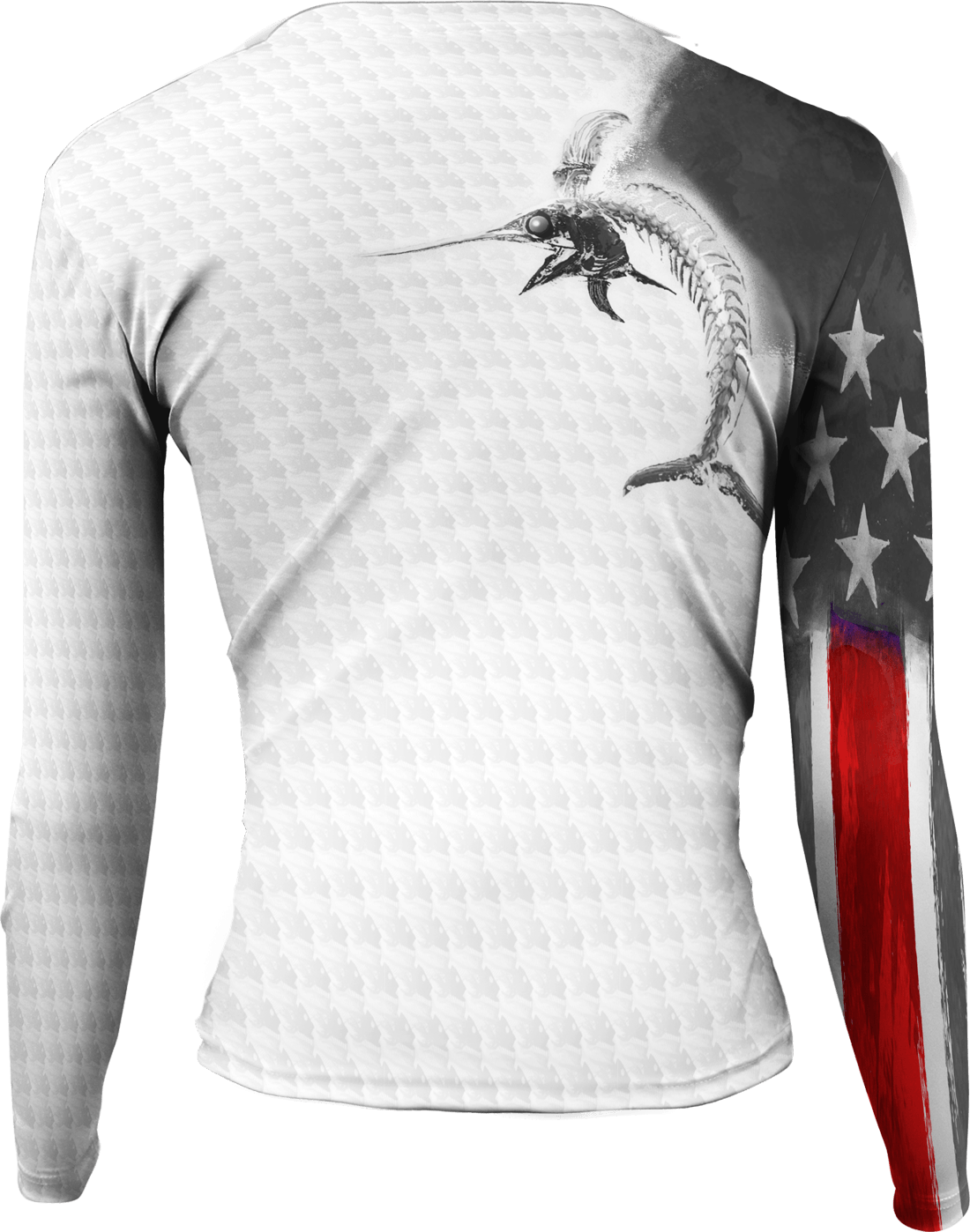 Womens Billfish Stars & Stripes Long Sleeve - Bones Outfitters