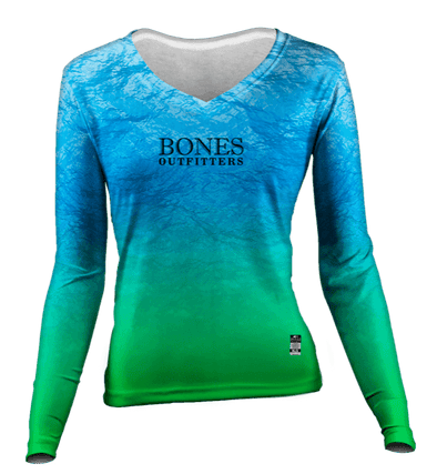 Bass Stars & Stripes Long Sleeve UV Fishing Shirt | Bones Outfitters Large / Stars & Stripes