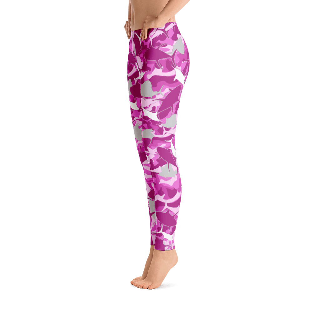 Sailfish Camo Performance Leggings - Bones Outfitters